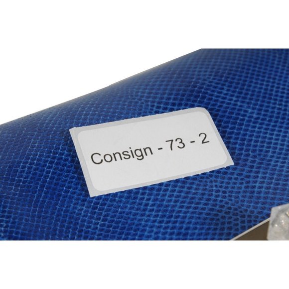 Marchesa Valentina Crystal Shoulder Bag Blue Snakeskin Leather  Python Silver - Picture 16 of 16